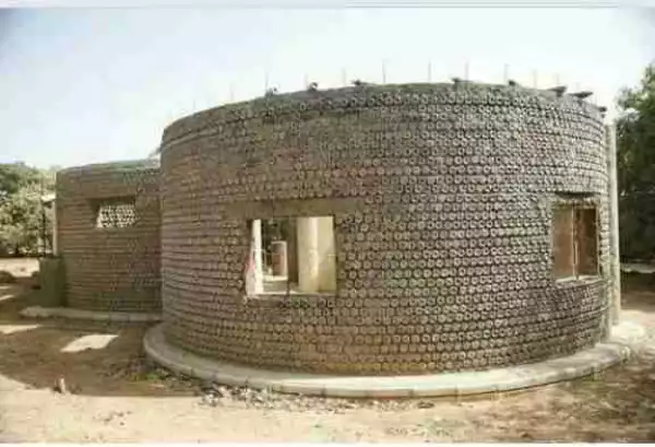 See This House Building That Is Being Built With Plastic Bottles